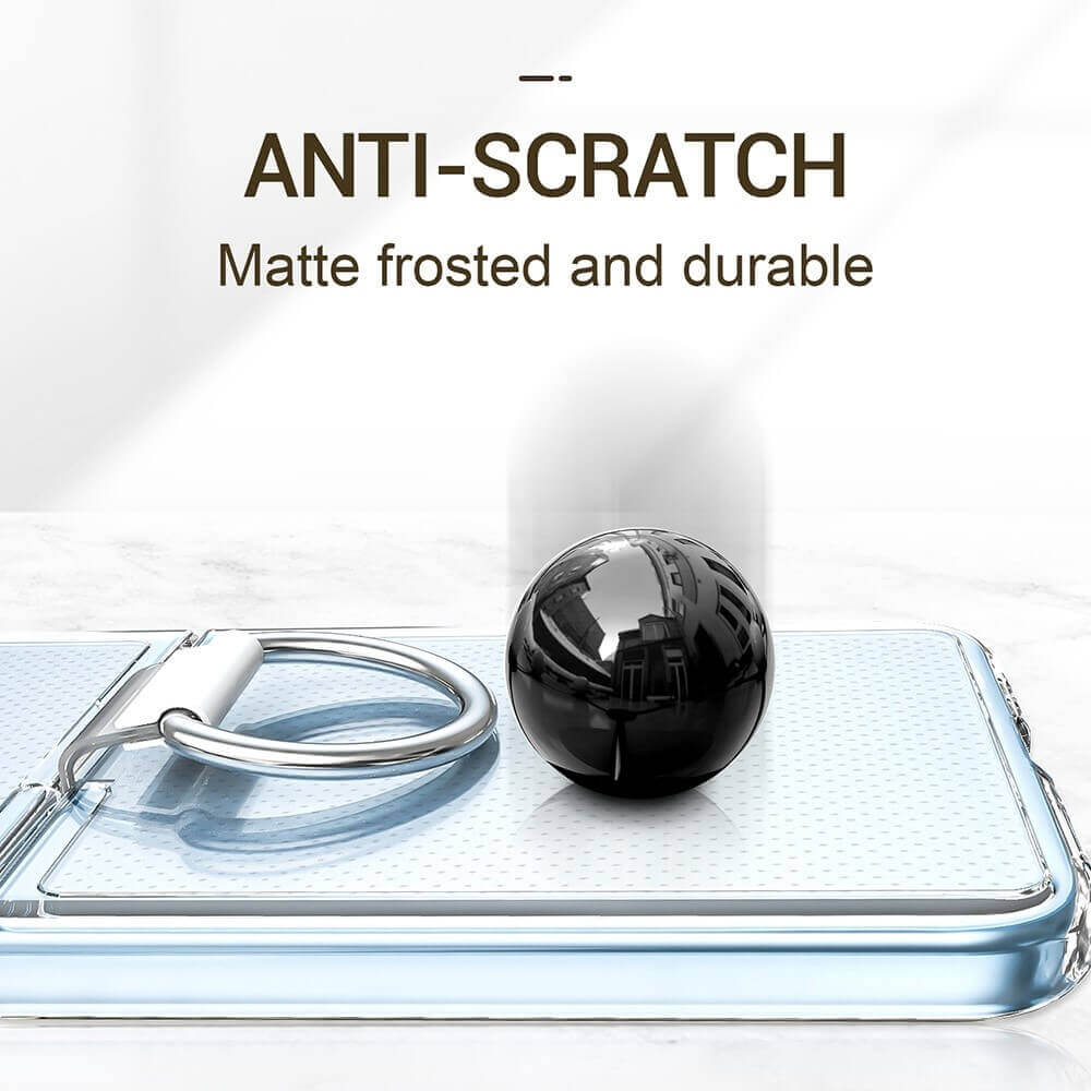 Калъф с Халка за Samsung Z Flip 4, GKK Ring Case, Прозрачен (4)