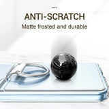 Калъф с Халка за Samsung Z Flip 4, GKK Ring Case, Прозрачен (4)