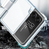 Калъф с Халка за Samsung Z Flip 4, GKK Ring Case, Прозрачен (6)