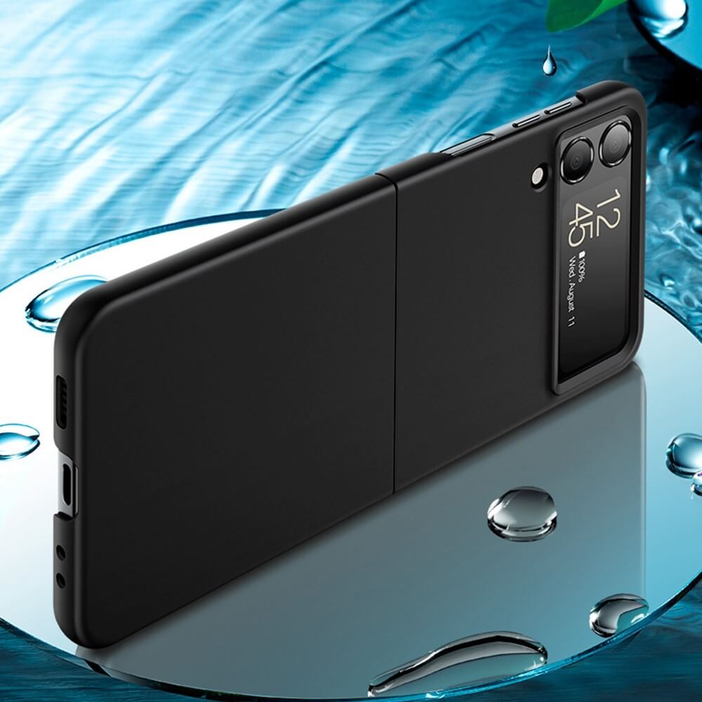 Матов Калъф за Samsung Galaxy Z Flip 4, GKK Thin PC Case, Черен (3)