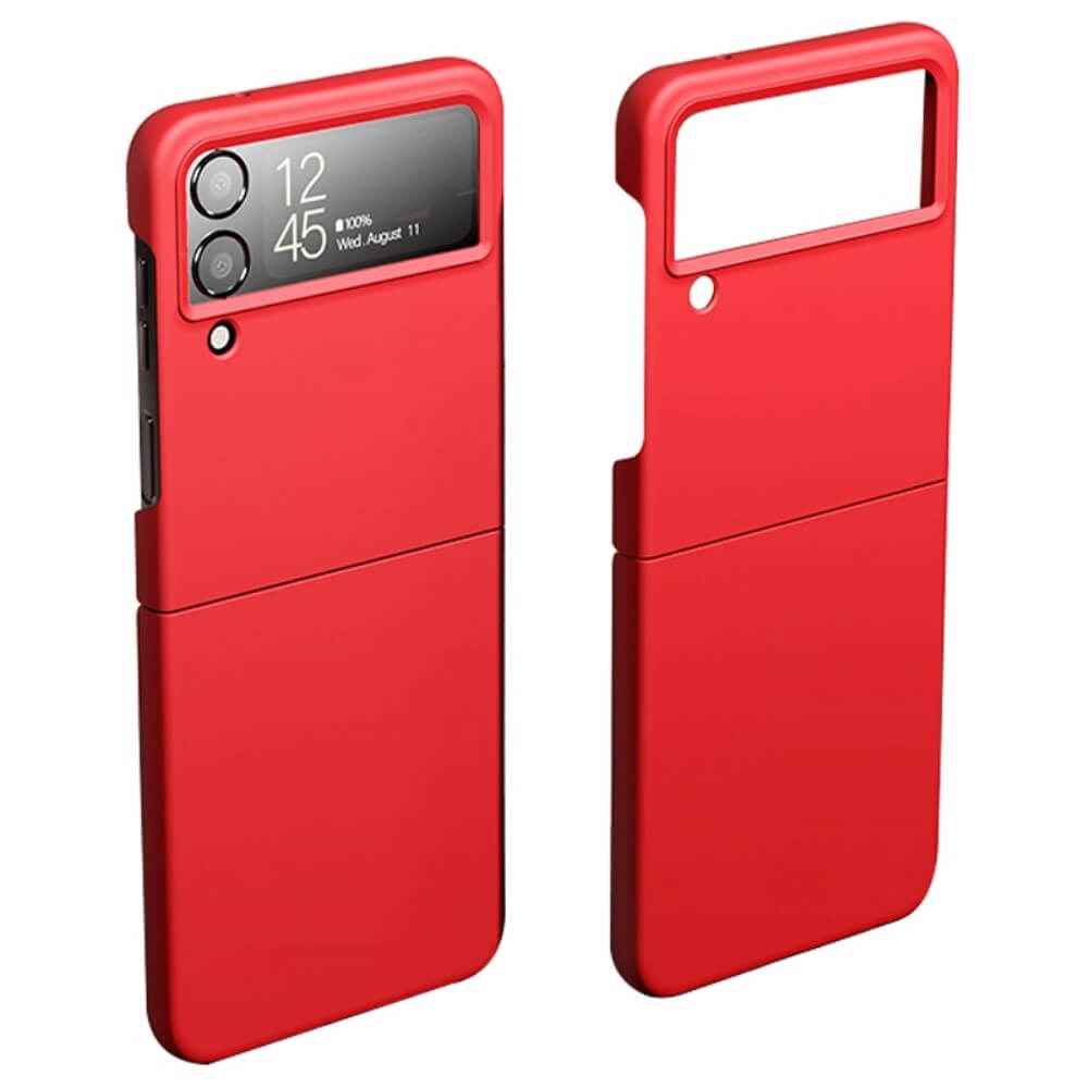 Матов Калъф за Samsung Galaxy Z Flip 4, GKK Thin PC Case, Червен