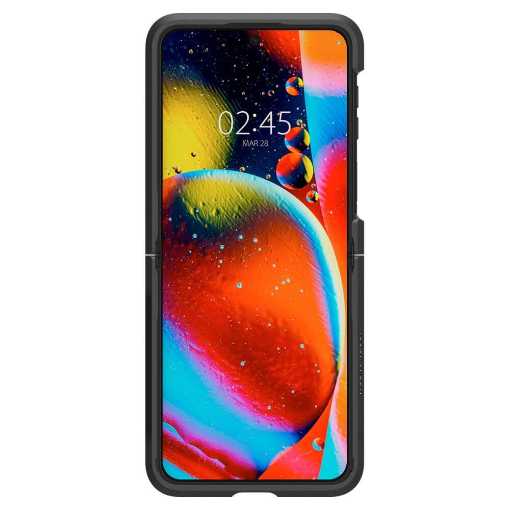 Калъф с Предпазител за Samsung Z Flip 4, Spigen Tough Armor Case, Черен (4)