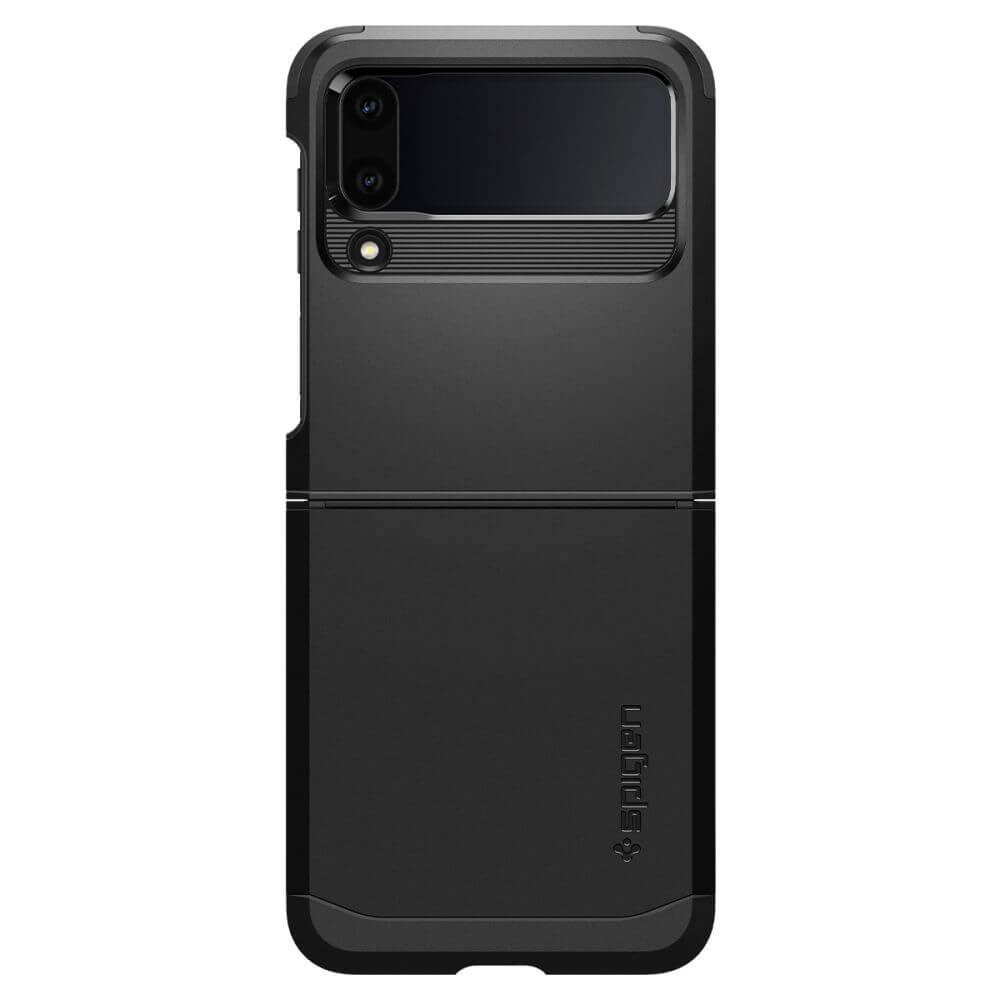 Калъф с Предпазител за Samsung Z Flip 4, Spigen Tough Armor Case, Черен (3)