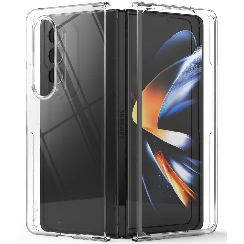 Поликарбонатен Калъф за Samsung Z Fold 4, Ringke Slim Case, Прозрачен