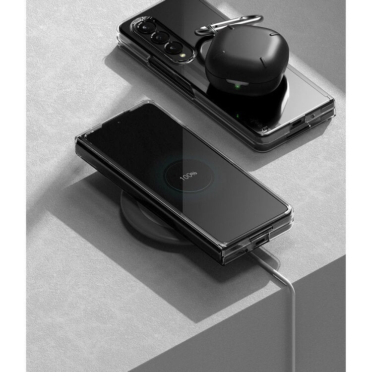 Поликарбонатен Калъф за Samsung Z Fold 4, Ringke Slim Case, Прозрачен (6)
