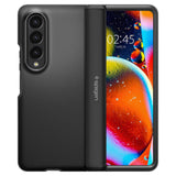 Калъф с Предпазител за Samsung Z Fold 4, Spigen Slim Armor Pro Case, Черен (2)