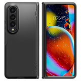 Калъф с Предпазител за Samsung Z Fold 4, Spigen Slim Armor Pro Case, Черен (7)