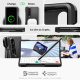 Калъф с S Pen Поставка за Samsung Z Fold 4, Spigen Thin Fit Pen Case, Черен (7)