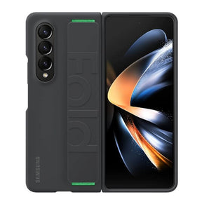 Оригинален Калъф с Държач за Samsung Z Fold 4, Silicone Grip Cover Case EF-GF936TBE, Черен