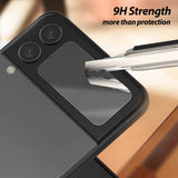 Комплект Протектори 2в1 за Samsung Z Flip 4, Whitestone Dome EZ Glass, Прозрачен (2)