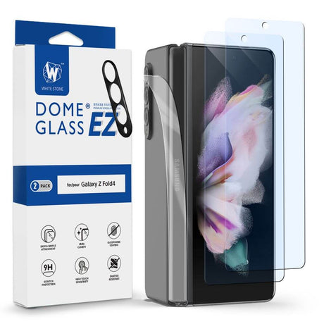 Комплект Протектори 4в1 за Samsung Z Fold 4, Whitestone Dome EZ Glass, Прозрачен