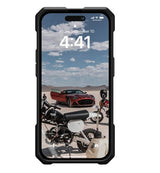 Magsafe Противоударен Калъф за iPhone 14 Pro Max, UAG Monarch Pro Leather Case, Черен (7)