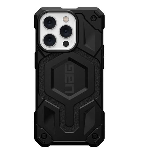 Magsafe Противоударен Калъф за iPhone 14 Pro, UAG Monarch Pro Leather Case, Черен