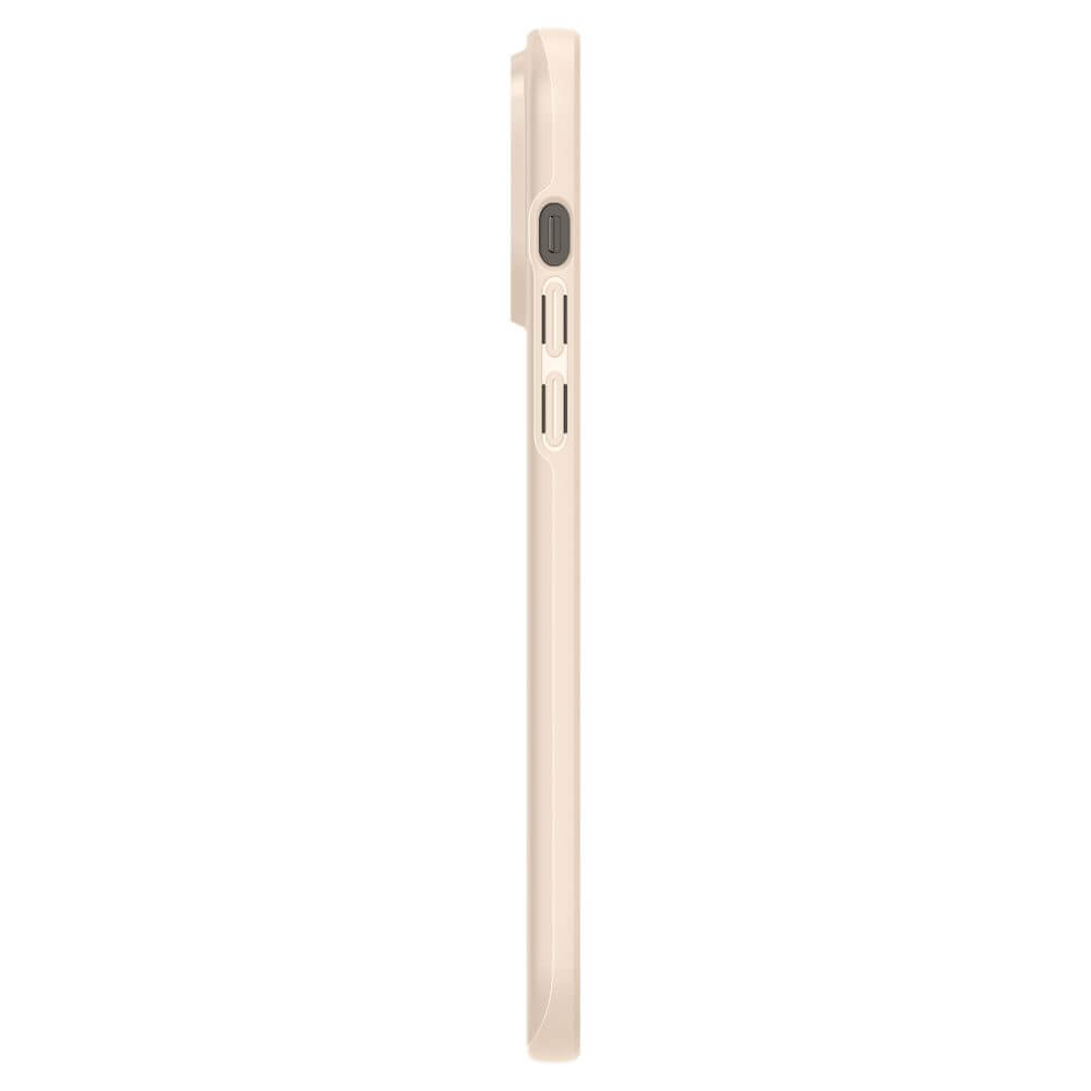 Противоударен Калъф за iPhone 14 Pro Max, Spigen Thin Fit Case, Бежов (4)