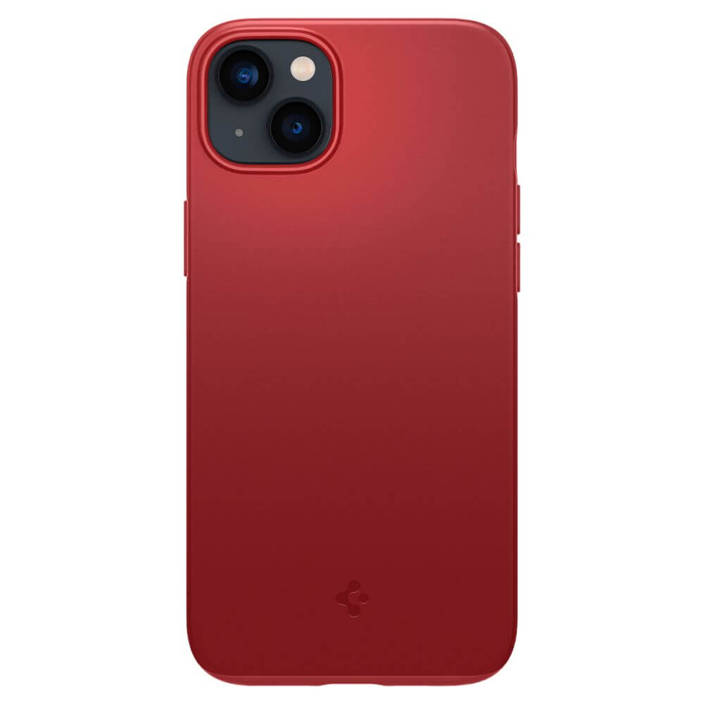 Противоударен Калъф за iPhone 14, Spigen Thin Fit Case, Червен (2)