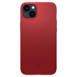 Противоударен Калъф за iPhone 14, Spigen Thin Fit Case, Червен (2)
