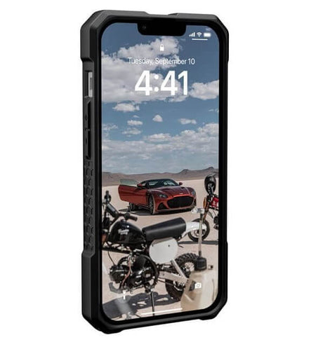MagSafe Противоударен Калъф за iPhone 14, UAG Monarch Pro Kevlar Case, Черен (5)
