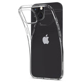 Противоударен Силиконов Калъф за iPhone 14 Plus, Spigen Liquid Crystal Case, Прозрачен (2)