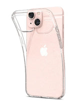 Блестящ Калъф за iPhone 13 Mini, Spigen Liquid Crystal Glitter Quartz Case, Прозрачен