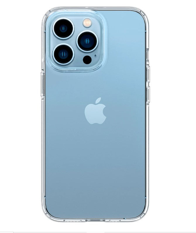 Противоударен Силиконов Калъф за iPhone 14 Pro Max, Spigen Liquid Crystal Case, Прозрачен