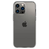 Противоударен Силиконов Калъф за iPhone 14 Pro Max, Spigen Liquid Crystal Case, Прозрачен (2)
