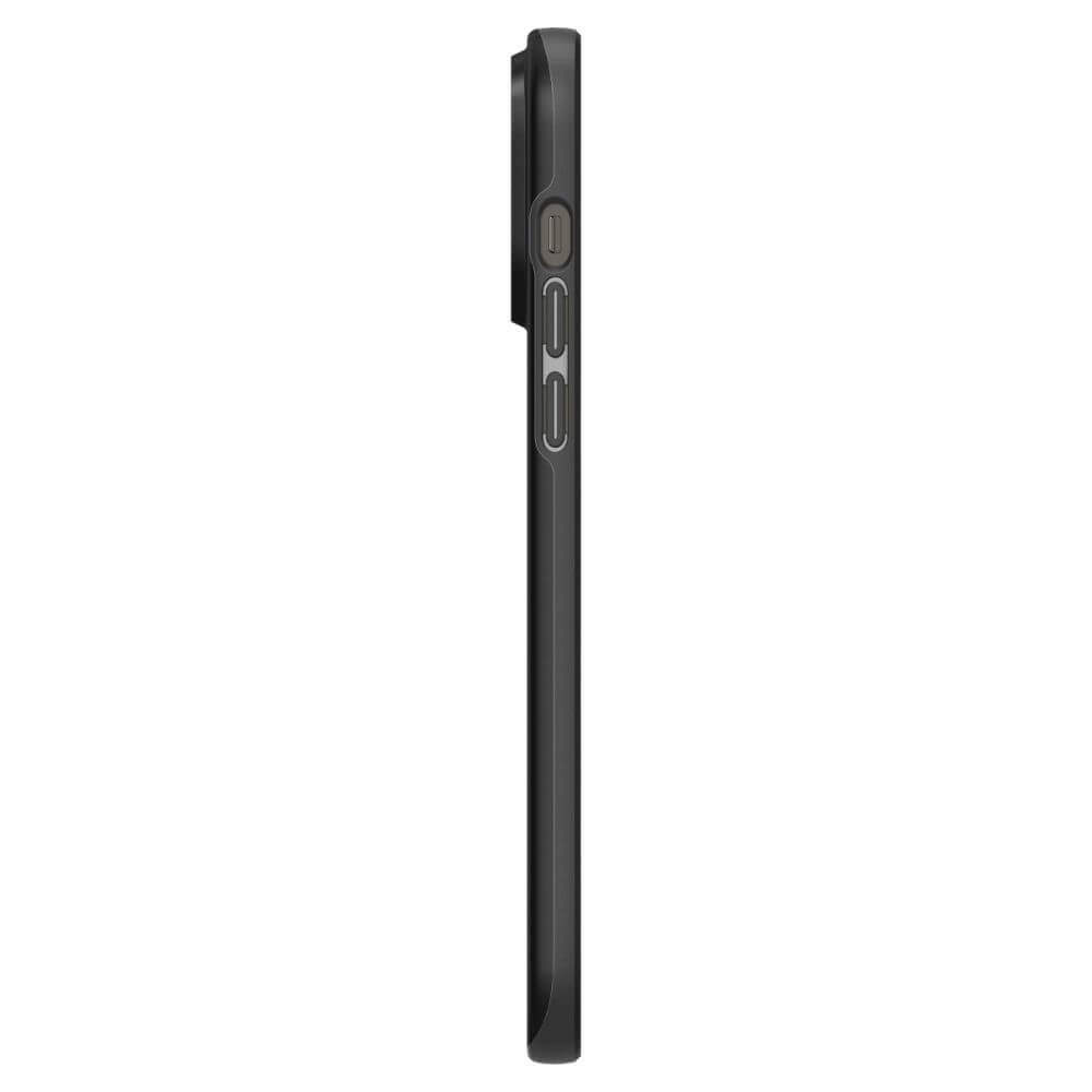 Противоударен Калъф за iPhone 14 Pro, Spigen Thin Fit Case, Черен (4)