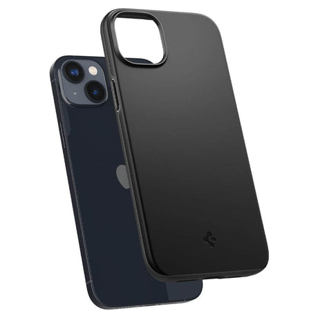 Противоударен Калъф за iPhone 14 Plus, Spigen Thin Fit Case, Черен (7)