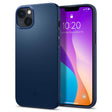 Противоударен Калъф за iPhone 14 Plus, Spigen Thin Fit Case, Син