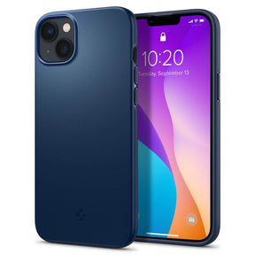 Противоударен Калъф за iPhone 14 Plus, Spigen Thin Fit Case, Син