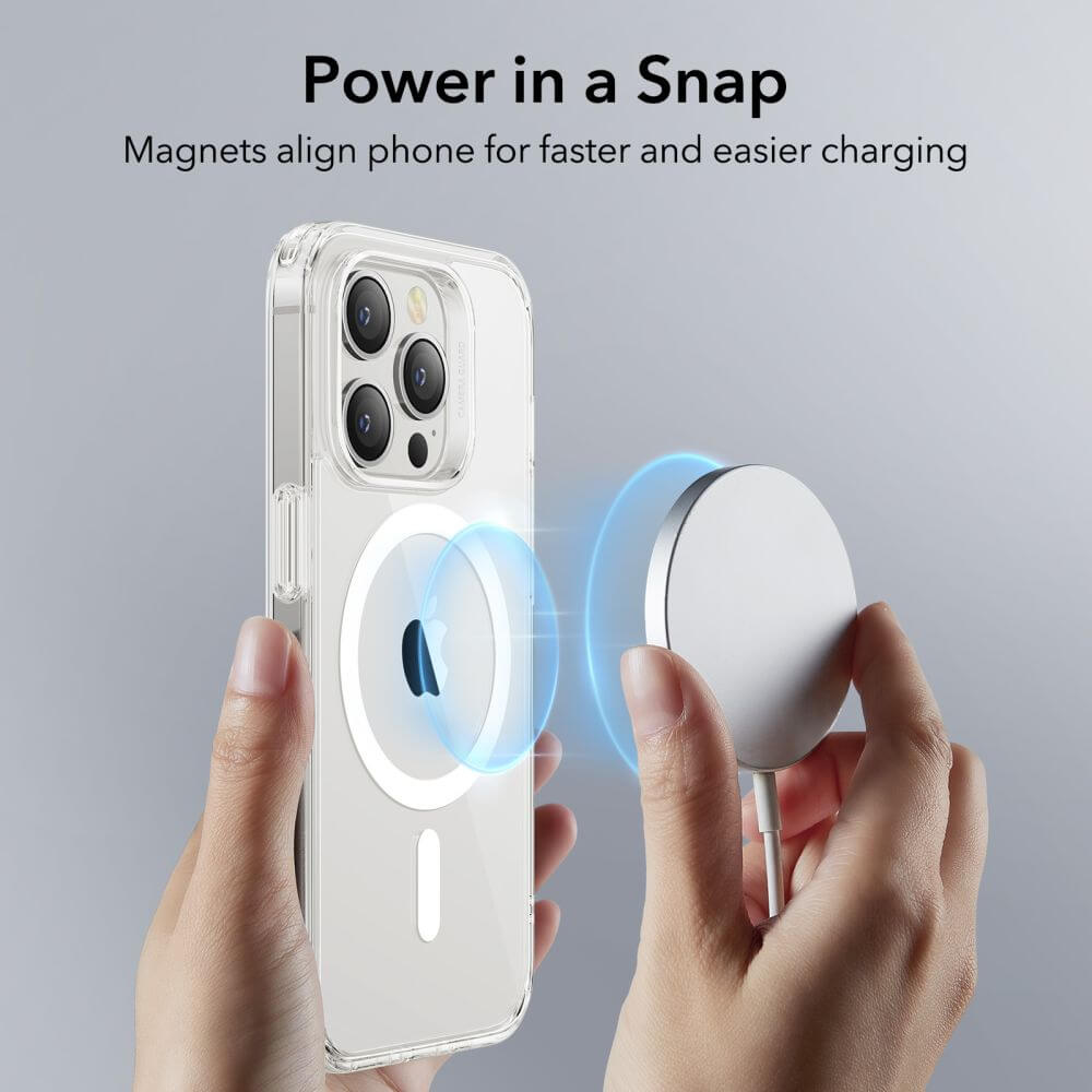 Magsafe Калъф за iPhone 14 Pro Max, ESR Classic Hybrid Magnetic Case, Прозрачен (2)