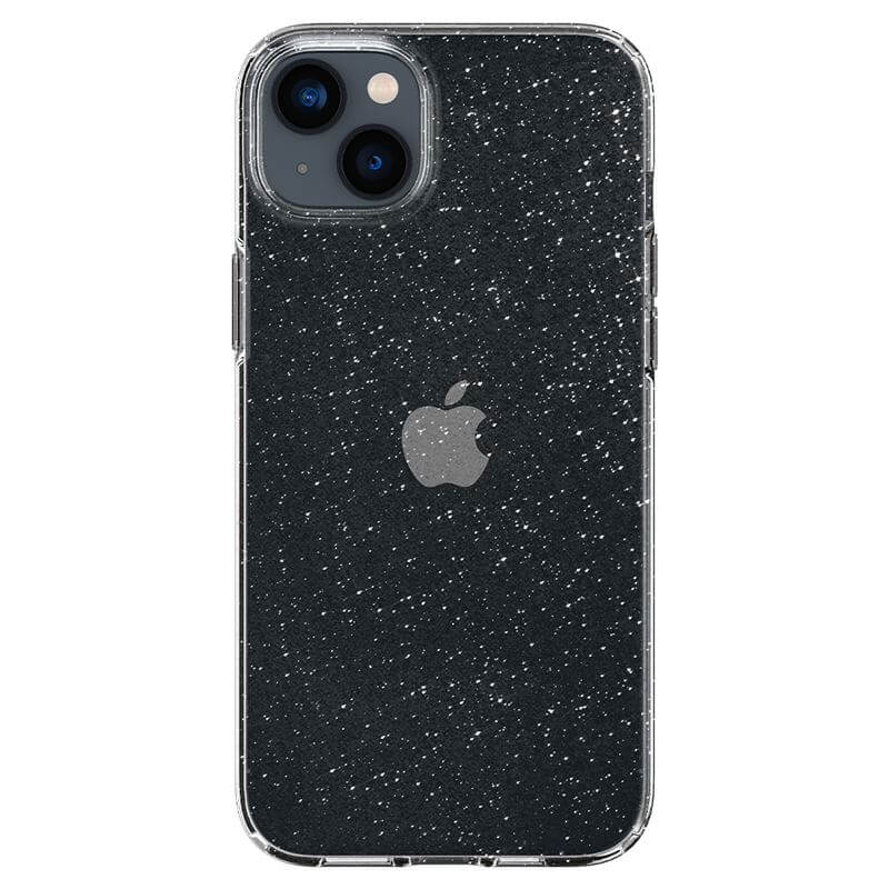 Блестящ Калъф за iPhone 14 Plus, Spigen Liquid Crystal Glitter Quartz Case, Прозрачен (2)