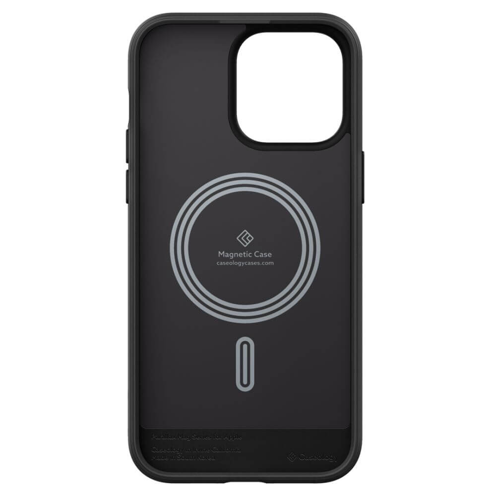 Magsafe Калъф за iPhone 14 Pro Max, Spigen Caseology Parallax, Черен (3)