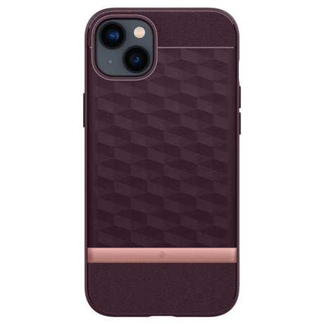 Magsafe Калъф за iPhone 14 Plus, Spigen Caseology Parallax, Бордо (2)