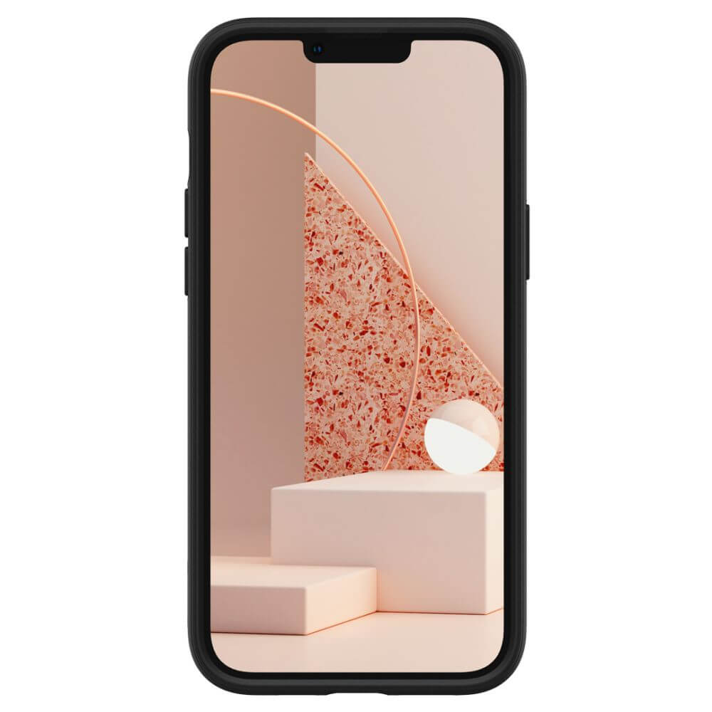 Magsafe Калъф за iPhone 14, Spigen Caseology Parallax, Черен (4)