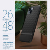 Magsafe Калъф за iPhone 14, Spigen Caseology Parallax, Черен (8)