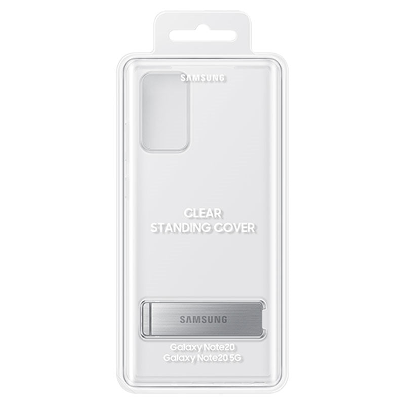 Оригинален Калъф за Samsung Note 20 Clear Standing Cover Case Ef-jn980cte, Прозрачен (5)