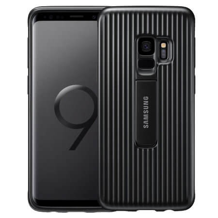 Оригинален Противоударен Калъф за Samsung S9 Plus Protective Standing Cover Case Ef-Rg965cbe, Черен