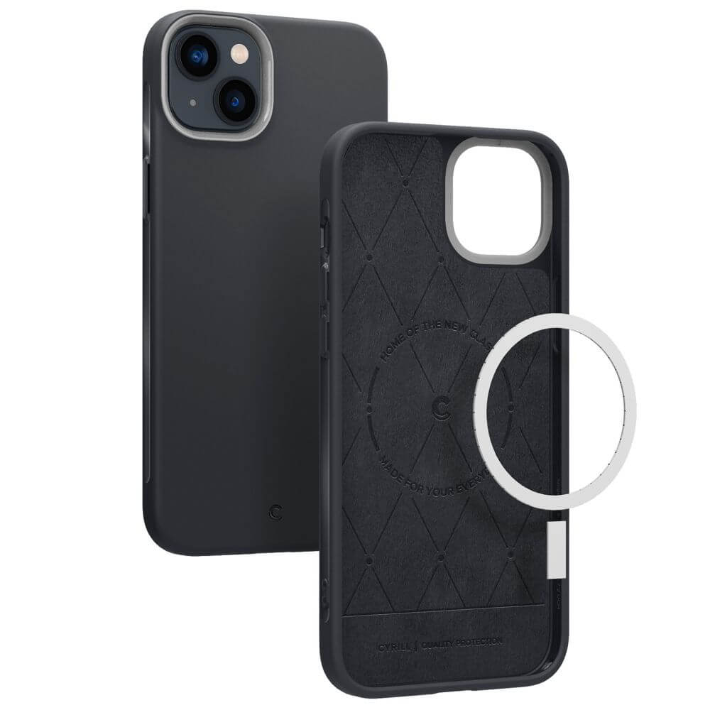 Magsafe Силиконов Калъф за iPhone 14 Plus, Spigen Cyrill Ultra Color Case, Сив (7)