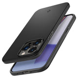 Противоударен Калъф за iPhone 14 Pro Max, Spigen Thin Fit Case, Черен (5)