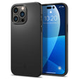 Противоударен Калъф за iPhone 14 Pro Max, Spigen Thin Fit Case, Черен