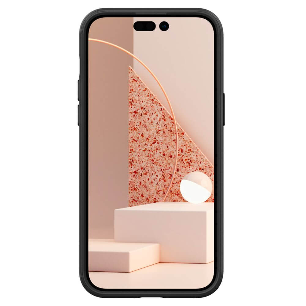 Magsafe Калъф за iPhone 14 Pro, Spigen Caseology Parallax, Черен (4)