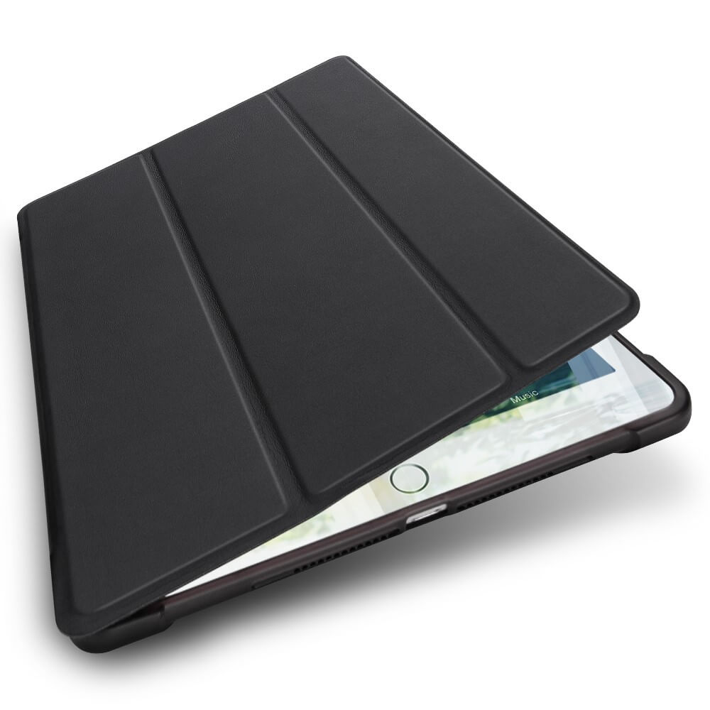 Калъф с Pen Поставка за iPad Air 2/ Pro 9.7", TriFold Leater Case, Черен (2)