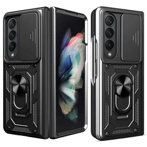Калъф с Предпазител за Samsung Z Fold 4, GKK Kickstand Pro Case, Черен