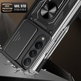 Калъф с Предпазител за Samsung Z Fold 4, GKK Kickstand Pro Case, Черен (6)