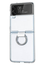 Калъф с Халка за Samsung Z Flip 4, GKK Ring Case, Прозрачен