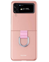 Калъф с Халка за Samsung Galaxy Z Flip 4, GKK Ring Case, Розов