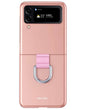 Калъф с Халка за Samsung Galaxy Z Flip 4, GKK Ring Case, Розов