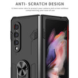 Калъф с Поставка за Samsung Z Fold 4, GKK KickStand Case, Черен (5)