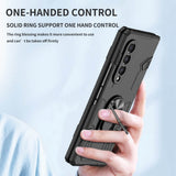 Калъф с Поставка за Samsung Z Fold 4, GKK KickStand Case, Черен (6)