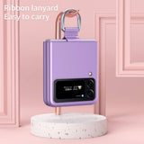 Калъф с Халка за Samsung Galaxy Z Flip 4, GKK Ring Case, Лилав (5)